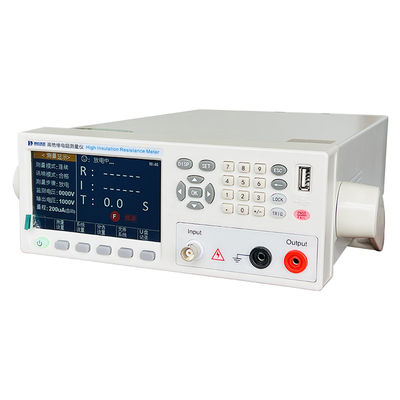 Teste de medição de alta resistência ao isolamento