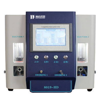 Equipamento de ensaio de medição da resistência à sucção do cigarro eletrónico
