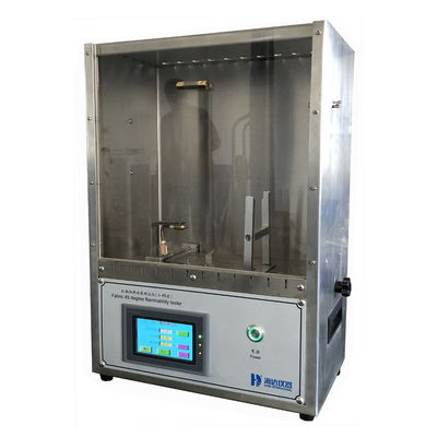 Máquina de ensaio de desempenho de retardador de chama de 45 graus para têxteis, conforme com a norma GB/T14644 e com a norma ASTM D1230
