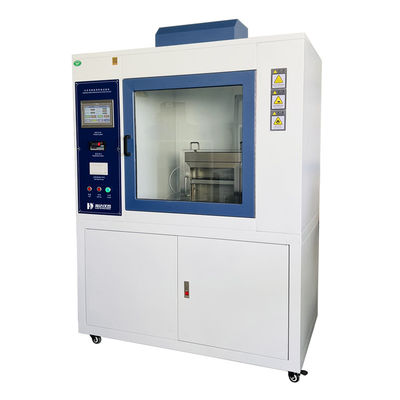Teste de inflamabilidade com ecrã táctil Equipamento de ensaio de inflamabilidade horizontal para interiores automóveis