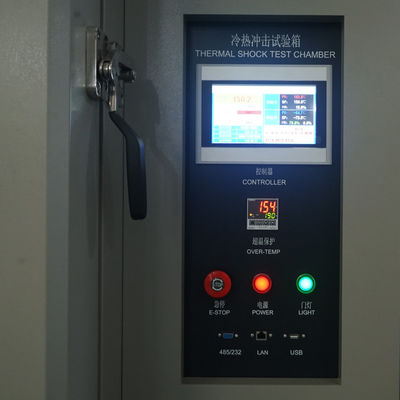 Câmara habilitado do teste ambiental de choque térmico da temperatura do alto e baixo do CE