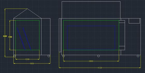Equipamento de ensaio de temperatura climática FV Sala de pulverização de sal cíclica Máquina de ensaio de câmara de envelhecimento de pulverização de sal