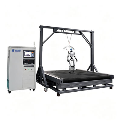 HD Robot Dynamic Test Platform Walking Stability Testing Machine Equipment Adjustable Slope 0 20 Degrees Speed Control 0 18 km/h