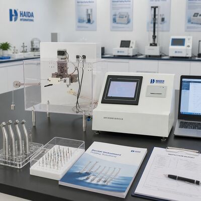 Testador de Desempenho de Moagem de Instrumentos Rotativos Odontológicos Máquina de Teste de Desgaste de Ponta de Broca Teste de Eficiência de Corte para Controle de Qualidade de Peça de Mão