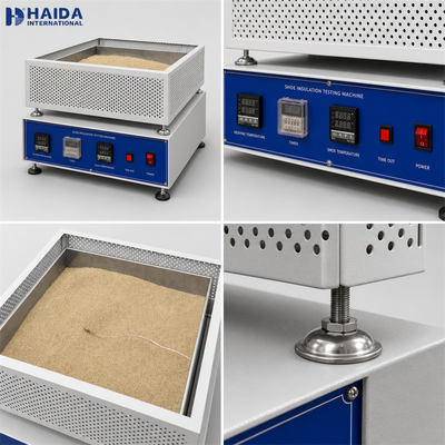 Equipamento de Teste de Calçados HAIDA Testador de Isolamento Térmico para Calçados Máquina de Teste de Isolamento Térmico para Calçados Inteiros ISO 20344 5.12 Equipamento de Teste de Calçados