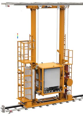 8104-HD Empilhadeira de Carga Pesada com Capacidade de Quadro de 2000kg, Controle por Tela Sensível ao Toque PLC e Precisão de Posicionamento de ±3mm